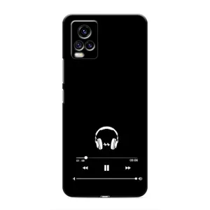 Чехол с картинками на черном фоне для ViVO V20 (Плеер)