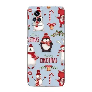 Чохол Санта Клаус для ViVO V20 (Різдвяний)