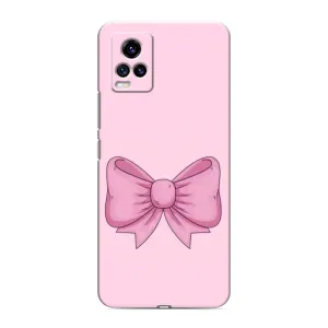 Чехол банты для ViVO V20 (Розовый бантик)