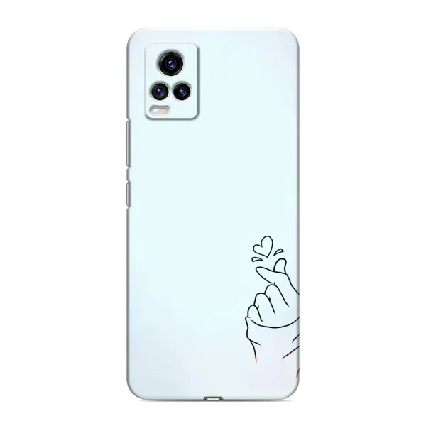 Чехол с рисунком «Сердце на голубом» для Vivo V20 Чехол с рисунком «Сердце на голубом» для Vivo V20