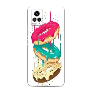 Чехол с изображением вкусной еды для ViVO V20 (Сочные пончики)