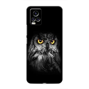 Чехлы с принтом СОВЫ для ViVO V20 (Сова на чёрном)