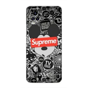 Чехол с Брендами одежды на Виво В20 (Supreme Маус)
