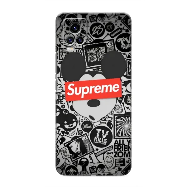 Чехол с рисунком «Supreme Маус» для Vivo V20 Чехол с рисунком «Supreme Маус» для Vivo V20