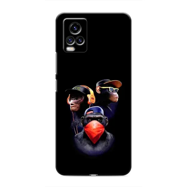 Чехол с рисунком «Три обезьяны» для Vivo V20 Чехол с рисунком «Три обезьяны» для Vivo V20