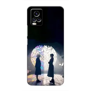 Чехлы с принтом Уэнсдей на ViVO V20 (Уэнсдей и Энди)