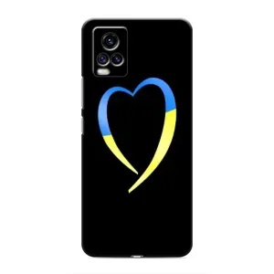 Силиконовый Чехол на ViVO V20 (Я-Украина) (Украинское сердце)