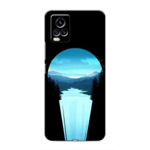 Літній Чохол на ViVO V20 (Синій Водоспад)