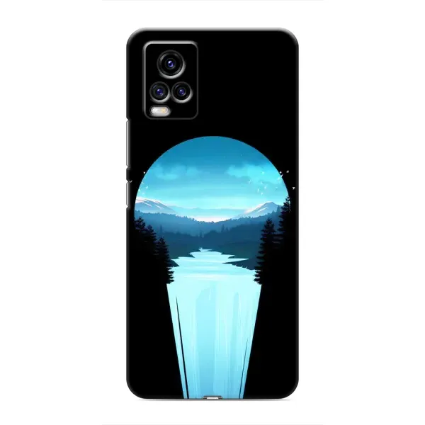 Чехол с рисунком «Синий Водопад» для Vivo V20 Чехол с рисунком «Синий Водопад» для Vivo V20