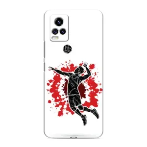 Чехлы с принтом Спортивная тематика для ViVO V20 (Волейболист)