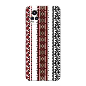 Силиконовый Чехол на ViVO V20 с картинкой Вышиванки (Вышиваночки)