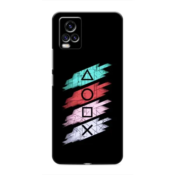 Чехол с рисунком «Значки Sony» для Vivo V20 Чехол с рисунком «Значки Sony» для Vivo V20