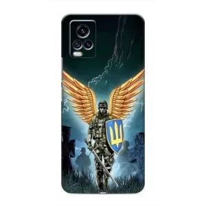 Патриотический Чехол для ViVO V20 (ЗСУ з крильями)