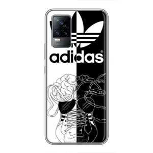 Чехол в стиле "Адидас" для Виво в21 (Adidas шнурки)