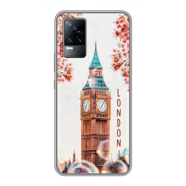 Чехол с рисунком «Часы Лондон» для Vivo V21 Чехол с рисунком «Часы Лондон» для Vivo V21