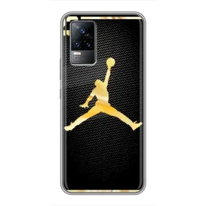 Силиконовый Чехол Nike Air Jordan на Виво в21 (Джордан 23)