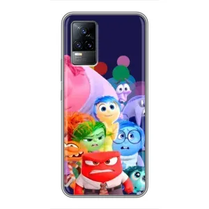 Чехол Головоломка для Vivo V21 - (AlphaPrint) (Герои головоломки)