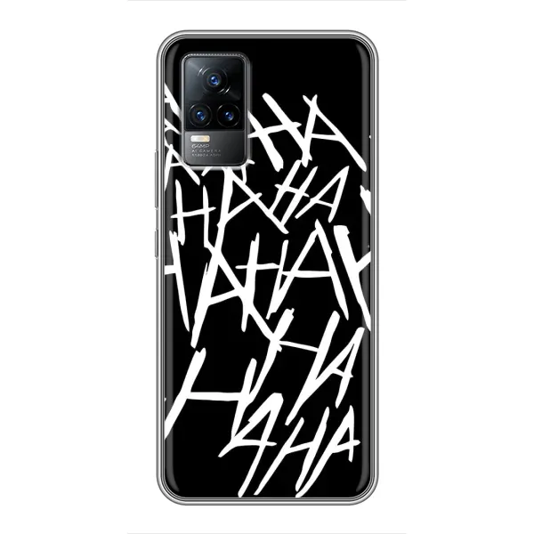 Чехол с рисунком «Хахаха» для Vivo V21