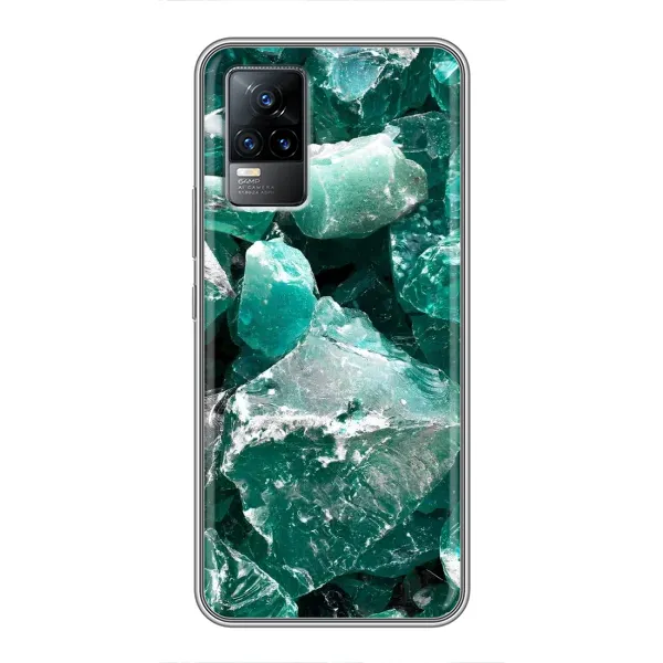 Чехол с рисунком «Изумруд» для Vivo V21