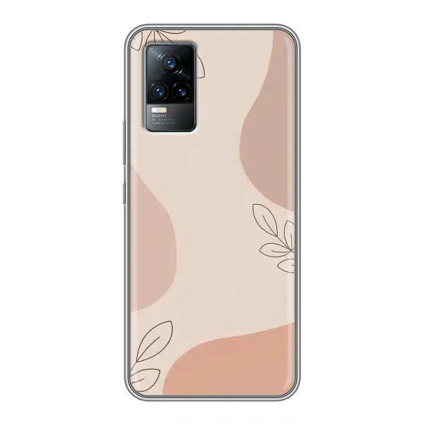 Чехол с рисунком «Коричневый фон» для Vivo V21 Чехол с рисунком «Коричневый фон» для Vivo V21