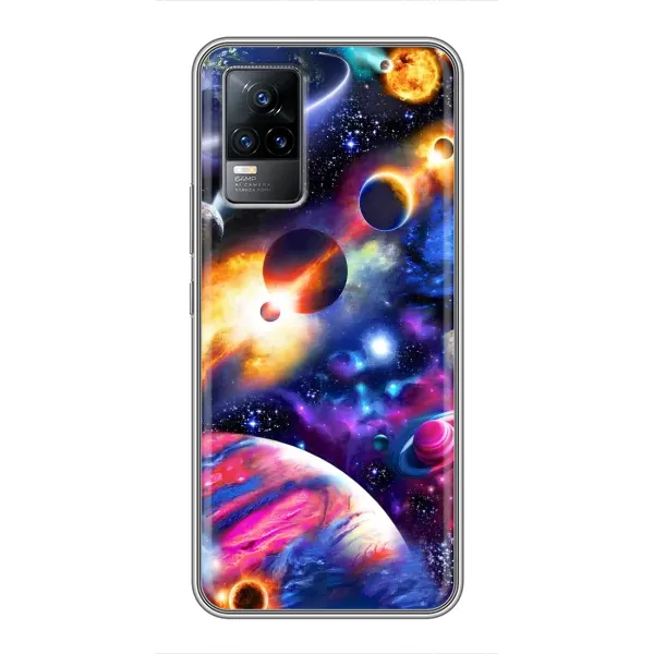 Чехол с рисунком «Космический мир» для Vivo V21 Чехол с рисунком «Космический мир» для Vivo V21