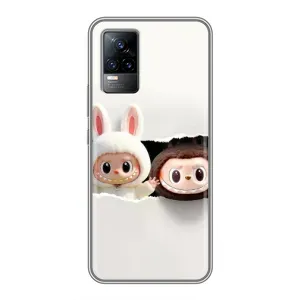 Чехол с принтом Лабубу для Vivo V21 (Фигурки Labubu)