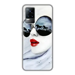 Чехол с картинкой Модные Девчонки Vivo V21 (Любительница коней)