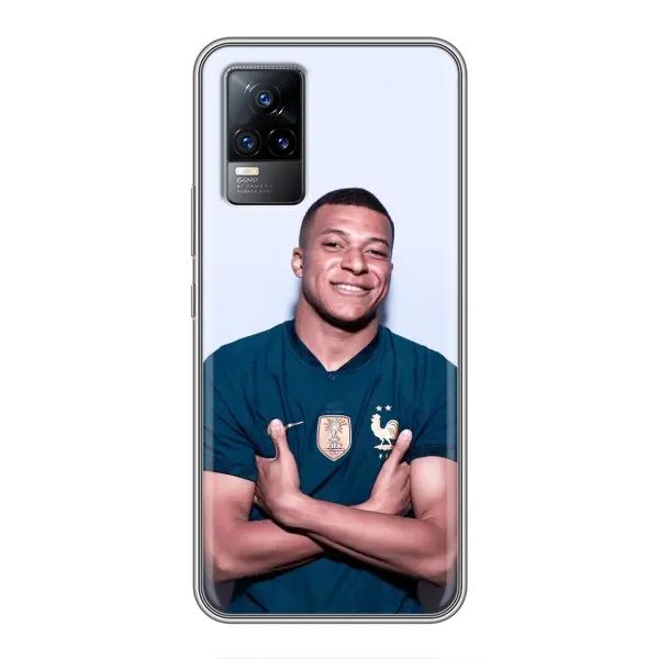 Чехол с рисунком «Мбаппешичка» для Vivo V21
