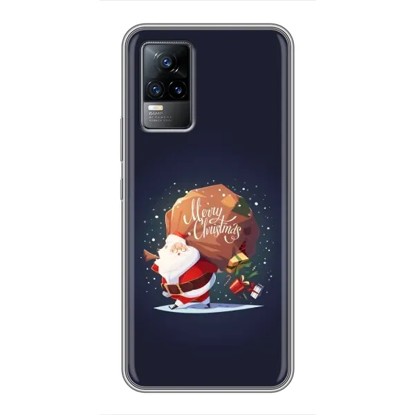 Чехол с рисунком «Подарки от Санты» для Vivo V21