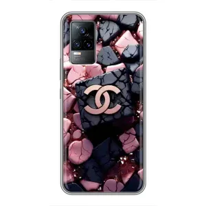 Чехол (Dior, Prada, YSL, Chanel) для Vivo V21 (Шанель)