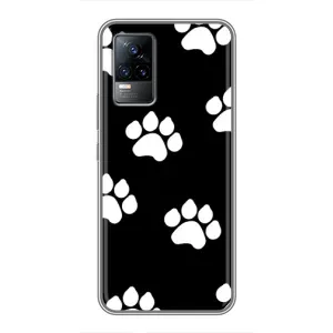 Бампер для Vivo V21 з картинкою "Песики" (Сліди собак)