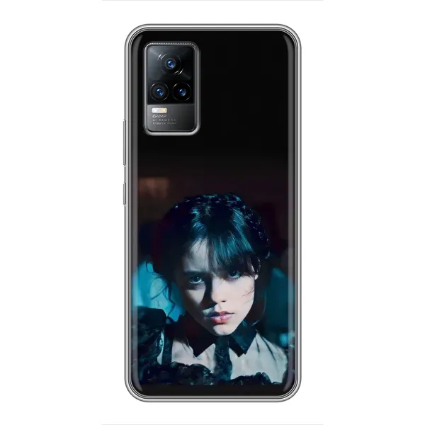 Чехол с рисунком «Танец Уэнсдей» для Vivo V21 Чехол с рисунком «Танец Уэнсдей» для Vivo V21