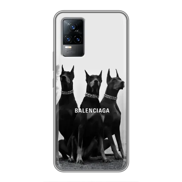 Чехол с рисунком «Три добермана» для Vivo V21 Чехол с рисунком «Три добермана» для Vivo V21