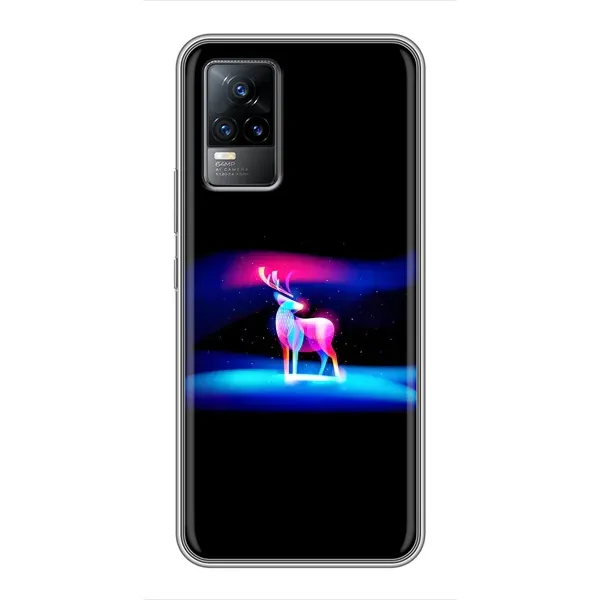 Чехол с рисунком «Яркий олень» для Vivo V21 Чехол с рисунком «Яркий олень» для Vivo V21