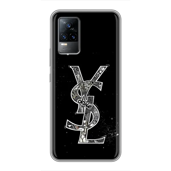 Чехол с рисунком «YSL» для Vivo V21
