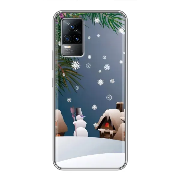 Чехол с рисунком «Зима» для Vivo V21 Чехол с рисунком «Зима» для Vivo V21