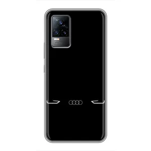 Силіконовий бампер з картинкою машини на Vivo V21E (Сілует Audi)