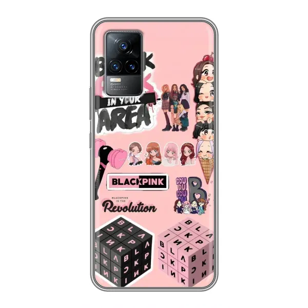 Чохол з малюнком «BLACK PINK колаж» для Vivo V21E Чохол з малюнком «BLACK PINK колаж» для Vivo V21E