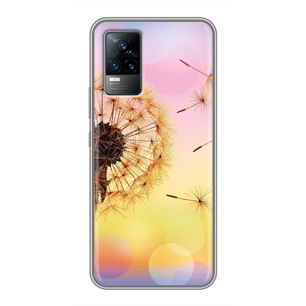 Чехол с рисунком «Цветок-одуванчик» для Vivo V21E Чехол с рисунком «Цветок-одуванчик» для Vivo V21E