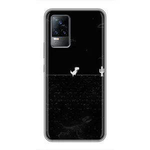 Чехол с рисунком «Динозаврик» для Vivo V21E