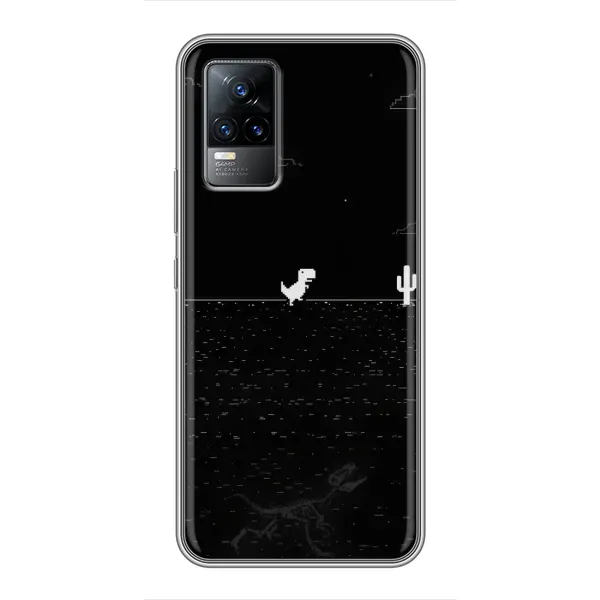 Чехол с рисунком «Динозаврик» для Vivo V21E Чехол с рисунком «Динозаврик» для Vivo V21E