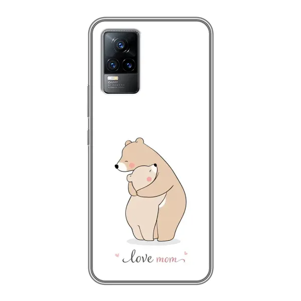Чехол с рисунком «Для мам» для Vivo V21E Чехол с рисунком «Для мам» для Vivo V21E