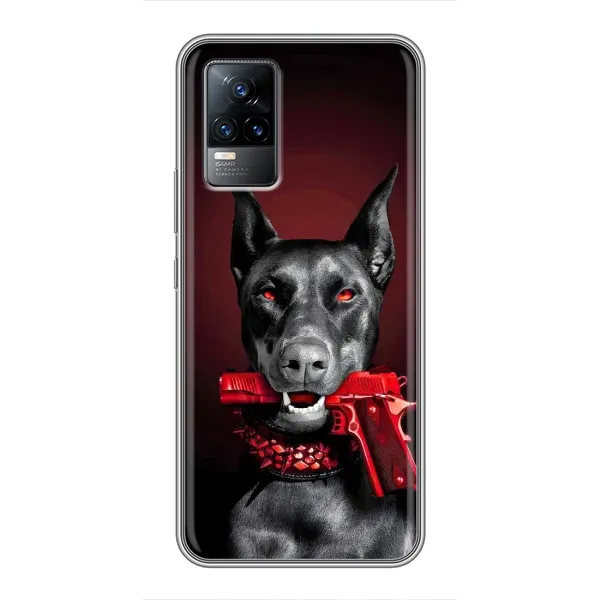Чехол с рисунком «Доберман злой» для Vivo V21E Чехол с рисунком «Доберман злой» для Vivo V21E