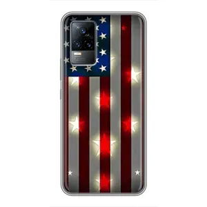 Чехол Флаг USA для Vivo V21E (Флаг США 2)