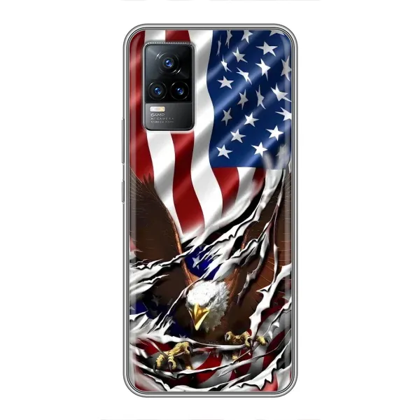 Чехол с рисунком «Флаг USA» для Vivo V21E Чехол с рисунком «Флаг USA» для Vivo V21E