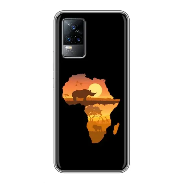 Чехол с рисунком «Карта» для Vivo V21E Чехол с рисунком «Карта» для Vivo V21E