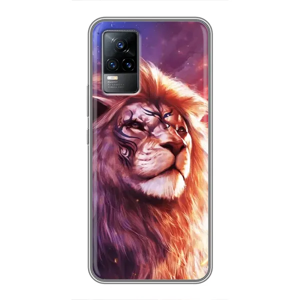 Чехол с рисунком «Красочный ЛЕВ» для Vivo V21E Чехол с рисунком «Красочный ЛЕВ» для Vivo V21E