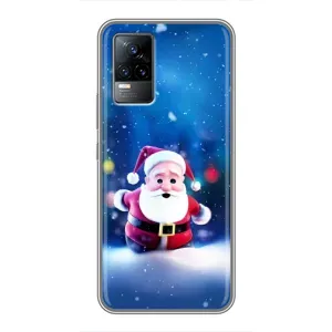 Чехлы на Новый Год Vivo V21E (Маленький Дед Мороз)