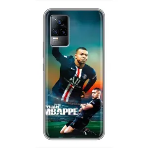 Чехол (TPU) с Футболистом на Vivo V21E (MBAPPE)
