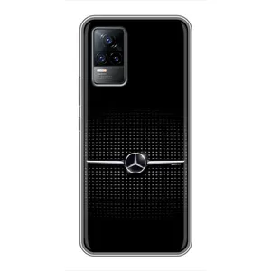 Силиконовый бампер с картинкой машины на Vivo V21E (Mercedes)